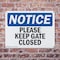 Signmission Please Keep Gate Closed, 10 in W x Rectangle, Plastic OS-2PACK-NS-P-710-L-17478 - alternate 7